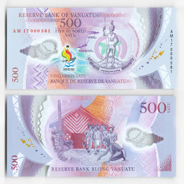 500 вату 2017 Вануату (UNC)