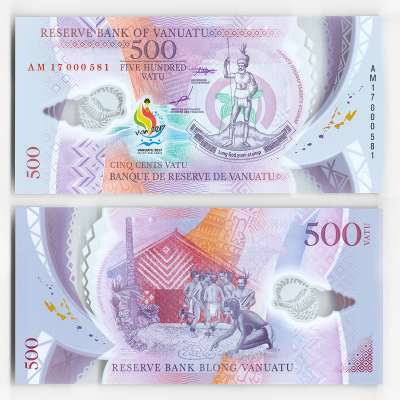 500 вату 2017 Вануату (UNC)